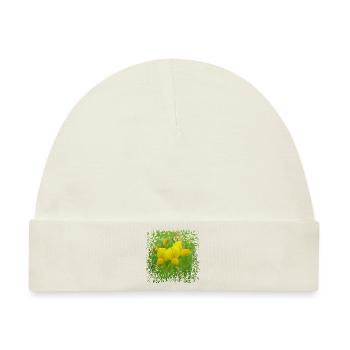 Der Hornklee ist eine Futterpflanze für Bienen - Baby Premium Organic Mütze - Naturweiß - Vorne