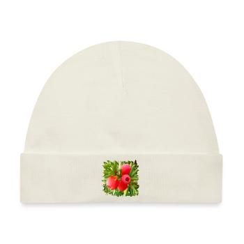 Die Eibe ist ein giftiger heimischer Nadelbaum - Baby Premium Organic Mütze - Naturweiß - Vorne