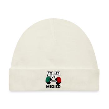 Mexiko Flagge Mexikanische Fahne Mexico Südamerika - Baby Premium Organic Mütze - Naturweiß - Vorne