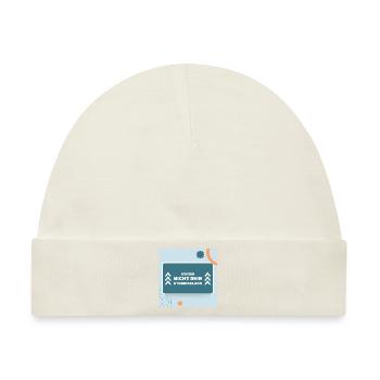 Ich bin nicht Dein Streichelzoo auf Panel - Baby Premium Organic Mütze - Naturweiß - Vorne