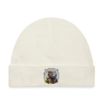 Der Geruchssinn von Ratten ist sehr empfindlich - Baby Premium Organic Mütze - Naturweiß - Vorne