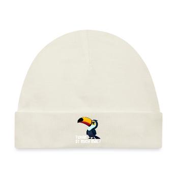 TUKAN VOGEL AMERIKA SAFARI BÖSE LAUNE ABNEIGUNG - Baby Premium Organic Mütze - Naturweiß - Vorne