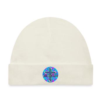 God First (Eins) - Baby Premium Organic Mütze - Naturweiß - Vorne