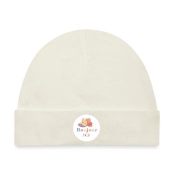 BONJOUR AMOUR - Baby Premium Organic Mütze - Naturweiß - Vorne