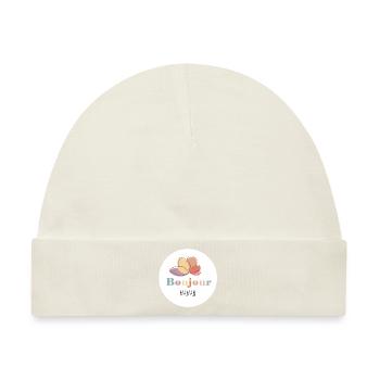 BONJOUR MAMAN - Baby Premium Organic Mütze - Naturweiß - Vorne