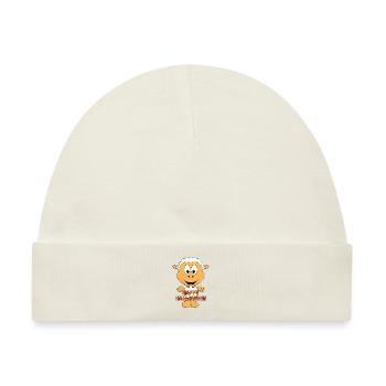 HAPPY HALLOWEEN - SCHAF - TIER - KIND - BABY - Baby Premium Organic Mütze - Naturweiß - Vorne