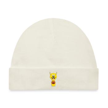 HALLOWEEN - KÜRBIS - MONSTER - KINDER - BABYS - Baby Premium Organic Mütze - Naturweiß - Vorne
