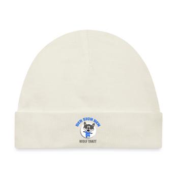 DER SICH DEN WOLF TANZT - TÄNZER - MONDSCHEIN - Baby Premium Organic Mütze - Naturweiß - Vorne