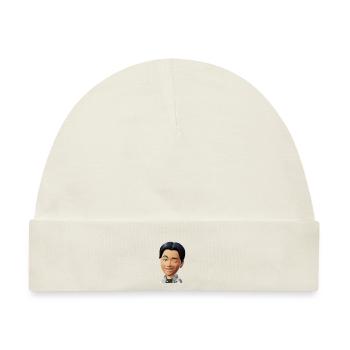 JONNY-CASH - Baby Premium Organic Mütze - Naturweiß - Vorne