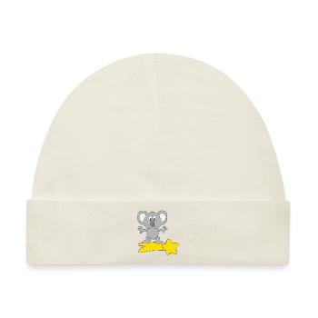 KOALA - STERNSCHNUPPE - TIER - TIERISCH - Baby Premium Organic Mütze - Naturweiß - Vorne