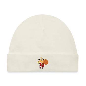 HUND - WEIHNACHTEN - GESCHENKE - GLOCKE - TIER - Baby Premium Organic Mütze - Naturweiß - Vorne