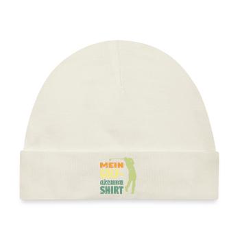 Golfspieler Sport Golfspieler Geschenk - Baby Premium Organic Mütze - Naturweiß - Vorne