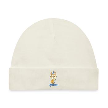 SKI - SKIER - HASE - WINTERSPORT - SPORT - TIER - Baby Premium Organic Mütze - Naturweiß - Vorne