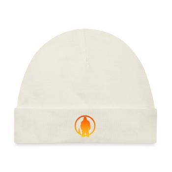 Big foot Big foot Yeti Bigfoot - Baby Premium Organic Mütze - Naturweiß - Vorne