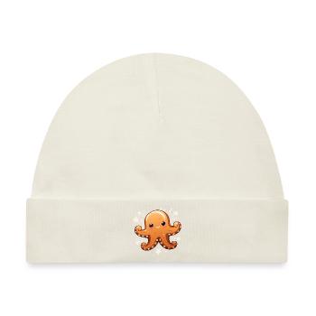 Lebkuchen Oktopus - Baby Premium Organic Mütze - Naturweiß - Vorne