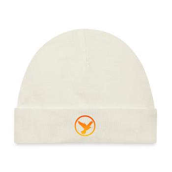Fliegen Fliegen Vogelschwarm - Baby Premium Organic Mütze - Naturweiß - Vorne