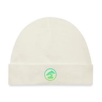 Japanische Kunst Bäume Bonsai - Baby Premium Organic Mütze - Naturweiß - Vorne