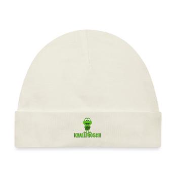KNALLFROSCH - FROSCH - KNALLER - Baby Premium Organic Mütze - Naturweiß - Vorne