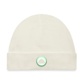 Camping Natur Natur - Baby Premium Organic Mütze - Naturweiß - Vorne
