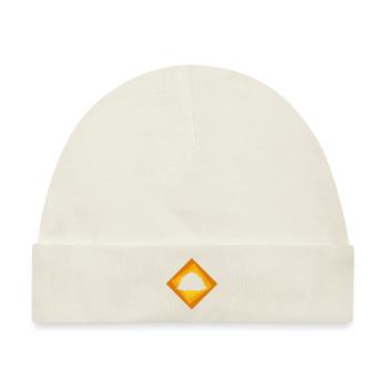 Camping Zelt Zelte - Baby Premium Organic Mütze - Naturweiß - Vorne