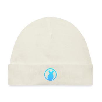Nagetier Streifenhörnchen Mäuschen - Baby Premium Organic Mütze - Naturweiß - Vorne