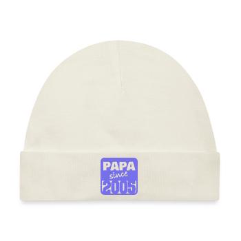 Vater 2005 - Baby Premium Organic Mütze - Naturweiß - Vorne