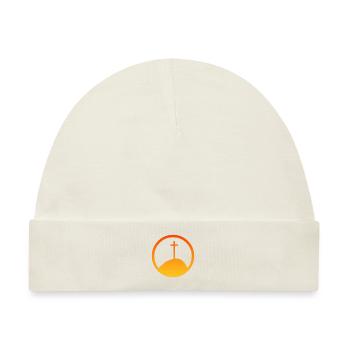 Bibelvers Christus Christlich - Baby Premium Organic Mütze - Naturweiß - Vorne