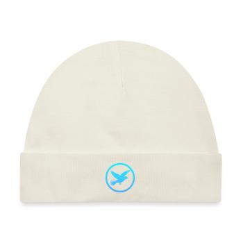 Fliegen Fliegen Vogel - Baby Premium Organic Mütze - Naturweiß - Vorne