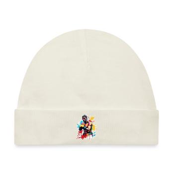 Boxer / Sport / Kampf / Arena / Boxring / Fäuste - Baby Premium Organic Mütze - Naturweiß - Vorne