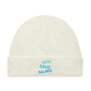 snowboarding - Baby Premium Organic Mütze - Naturweiß - Vorne