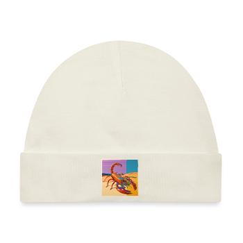 scorpion, bunt, tier, geschenk, geschenkidee - Baby Premium Organic Mütze - Naturweiß - Vorne