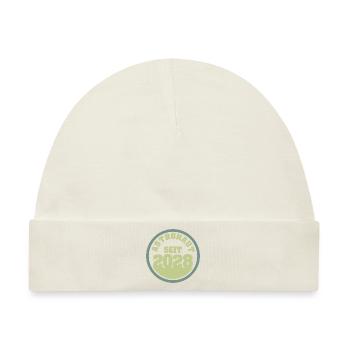 2028 - Baby Premium Organic Mütze - Naturweiß - Vorne