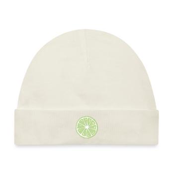 Früchtchen - Limette - Baby Premium Organic Mütze - Naturweiß - Vorne