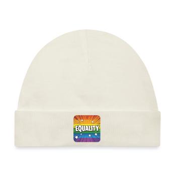 LGBTQ Equality - Baby Premium Organic Mütze - Naturweiß - Vorne