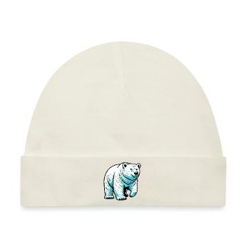 Eisbär - Baby Premium Organic Mütze - Naturweiß - Vorne