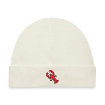 Comic Lobster Krebs Hummer Languste Meer Hobbykoch - Baby Premium Organic Mütze - Naturweiß - Vorne