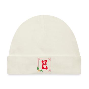 jugendstil e rot - Baby Premium Organic Mütze - Naturweiß - Vorne