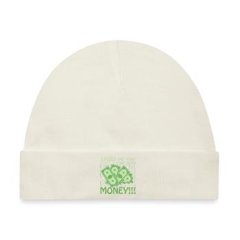 Show Money Design für gut verdienende Berufstätige - Baby Premium Organic Mütze - Naturweiß - Vorne