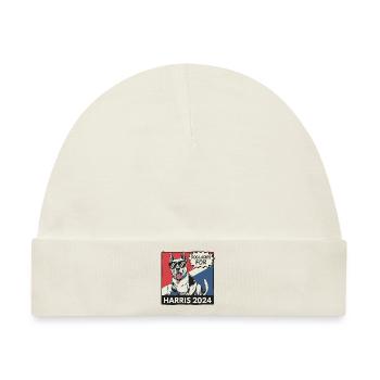 Dog Ladies For Kamala Harris 2024 USA Amerika - Baby Premium Organic Mütze - Naturweiß - Vorne