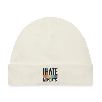 I Hate Mondays - Baby Premium Organic Mütze - Naturweiß - Vorne