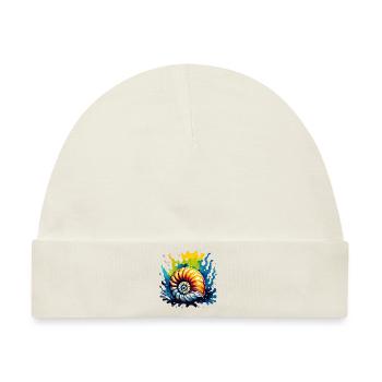 Geologie - Fossil - Baby Premium Organic Mütze - Naturweiß - Vorne