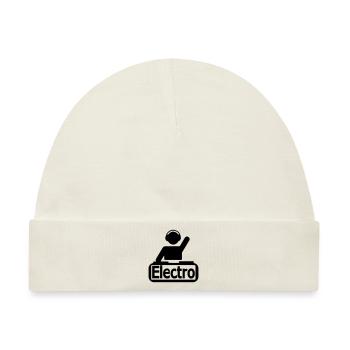DJ / Elektro - Baby Premium Organic Mütze - Naturweiß - Vorne