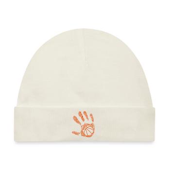 Basketball Handabdruck - Baby Premium Organic Mütze - Naturweiß - Vorne