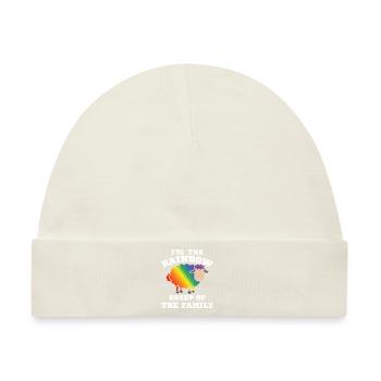 Gay Pride Schwul Lesbisch LGBT LGBTQ Geschenk - Baby Premium Organic Mütze - Naturweiß - Vorne