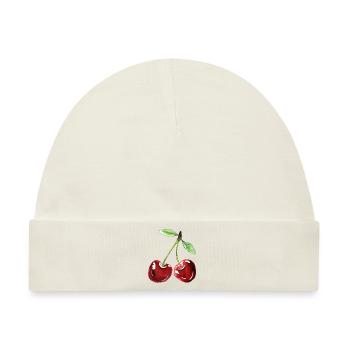 Kirsche - Baby Premium Organic Mütze - Naturweiß - Vorne