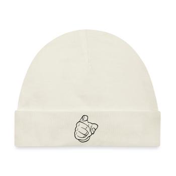 zeigefinger - Baby Premium Organic Mütze - Naturweiß - Vorne