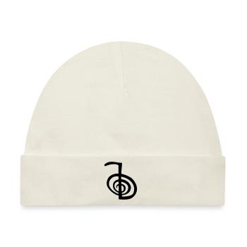 Chokurei symbol reiki spiralförmige Stammeszeichnu - Baby Premium Organic Mütze - Naturweiß - Vorne