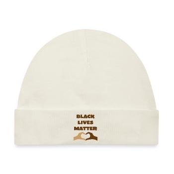 Black Lives Matter - Baby Premium Organic Mütze - Naturweiß - Vorne