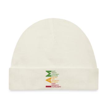 Ich bin eine farbige Frau, intelligent, gebildet - Baby Premium Organic Mütze - Naturweiß - Vorne