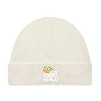 Licht der Welt B. - Baby Premium Organic Mütze - Naturweiß - Vorne